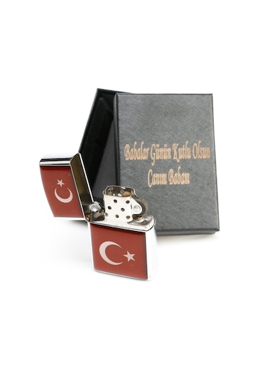 Kişiye Özel Babalar Günü Hediyesi Benzinli Çakmak Khnçk000204