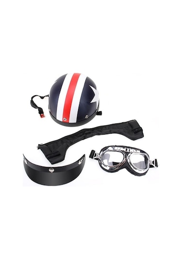 Pazly Tüm Mevsimler İçin Evrensel Motosiklet Kaskı: Çıkarılabilir Vizör, Gözlük Ve Atkıyla Güvenlik Ve Şıklık