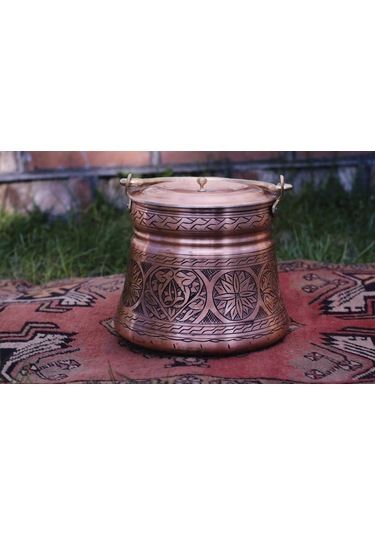 Bakır Concept Oyma Nakışlı Mat Bakraç Bakır 500 ML