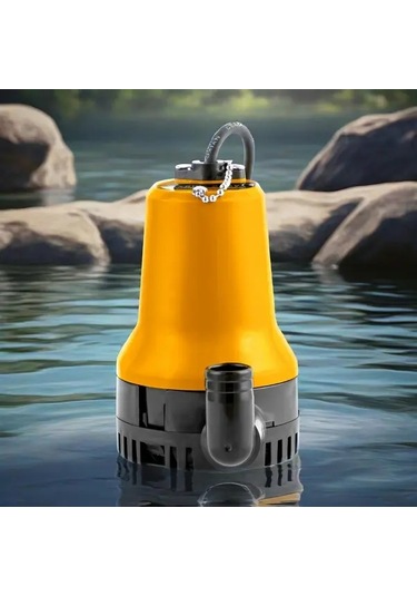 Honeybeeshop Mavi 12v Dc Mini Dalgıç Pompa 60w 4500l/s 4600 Rpm Akvaryum Bahçe Havuz İçin