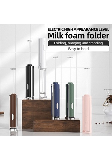 Ulzyvf Şarjlı Taşınabilir Süt Köpürtücü 3 Seviyeli Kahve Mikseri Paslanmaz Çelik Siyah Siyah