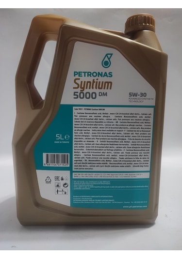 Petronas Syntium 5000 DM 5W-30 Motor Yağı