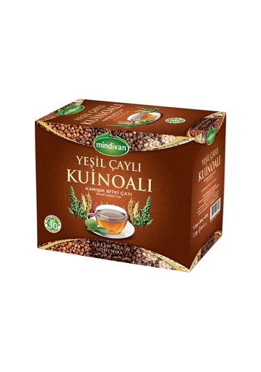 Yeşil Çaylı Kinoa Çayı 30'lu Süzen Poşet