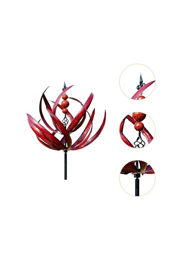 Pazly Tasarım Rüzgar Çiçeği Homyl Dekoratif Hava Döndürücü Açık Alan