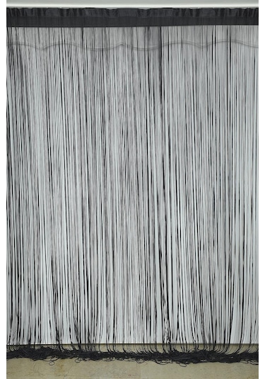 İP PERDE KOYU ANTRASİT RENK 300 x 280 CM Antrasit