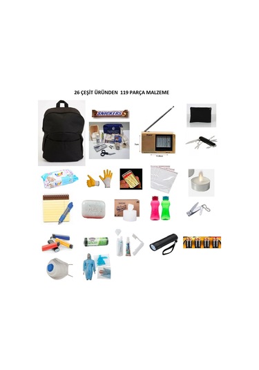 Aile Deprem Çantası Afet Ve Acil Durum