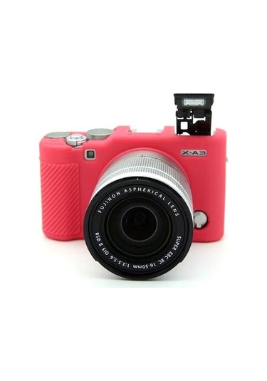 Pazly Fujifilm Xa3/xa10/xa5/xa20 Yumuşak Silikon Kılıf - Çizilmez Koruma, Gül Rengi