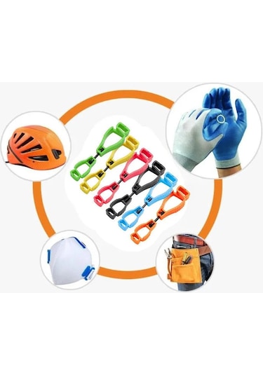 Green-1pcs Eldiven Klip Askı Emniyet Eldiveni Tutucu Plastik Çalışma Eldivenleri Çalışma Kelepçesi Güvenlik Ev Gereçleri 47127490