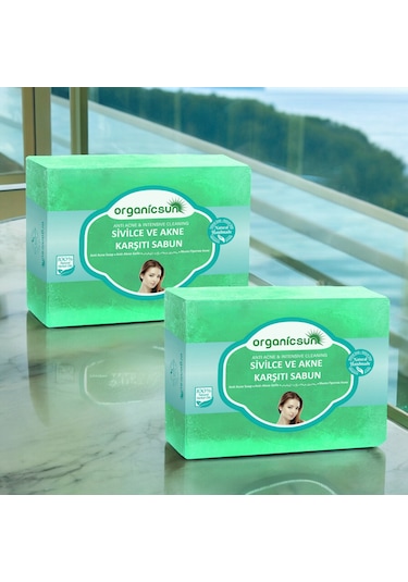 Organicsun Akne ve Sivilce Karşıtı Sabun 2 x 140 G