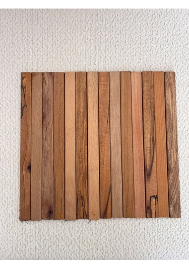 Koltuk Kenarı Katlanabilir Yan Sehpa Portatif Ahşap Tepsi - 30x40 Cm Ahşap