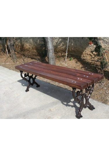 Motifli Döküm Oturma Bankı Arkalıksız 145cm-315