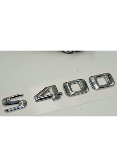 S400 Bagaj Krom Metal 3M 3D Yazı Logo