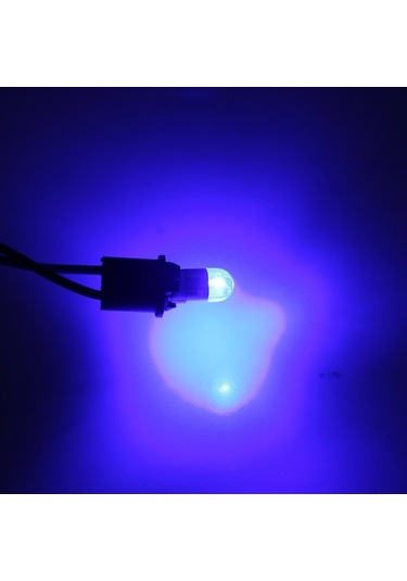 Sones 2 Adet T10 2w 2 Smd-3030 Led Araç Park Işıkları Lambası, Dc 12v Mavi Işık