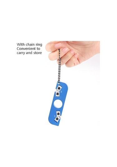 Pazly Çift Kafa Kalemtıraş Taşınabilir Bileme Aleti, Tungsten Çelik, Mini, Siyah, Keskinleştirme Bıçağı