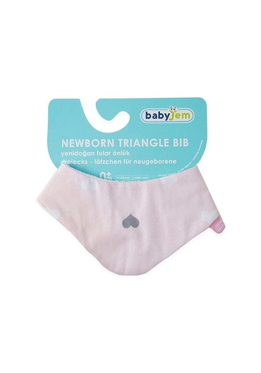 Babyjem Yenidoğan Fular Mama Önlüğü 515 Pembe