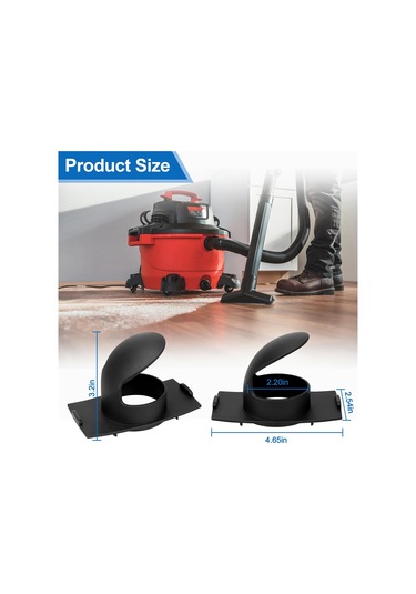 Crackedice Shop-vac Islak/kuru Vakumlar İçin Vakum Giriş Deflektör Tertibatı