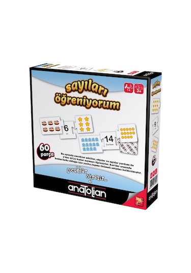 Anatolian Sayıları Öğreniyorum (60 Parça)