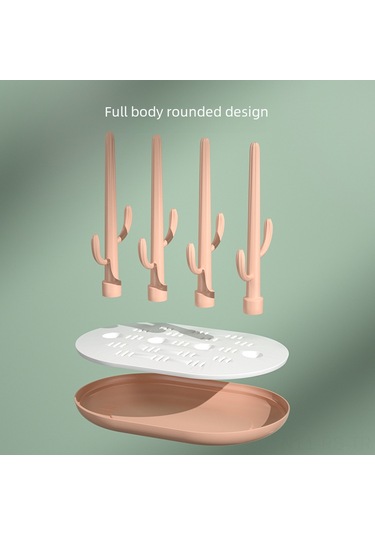 Reedark Bebek Biberon Kurutma Rafı: Çok Fonksiyonlu, Ayırılabilir, Taşınabilir - Emzik Ve Oyuncakları Hijyenik Olarak Kurut Yenilenmiş Pembe Model