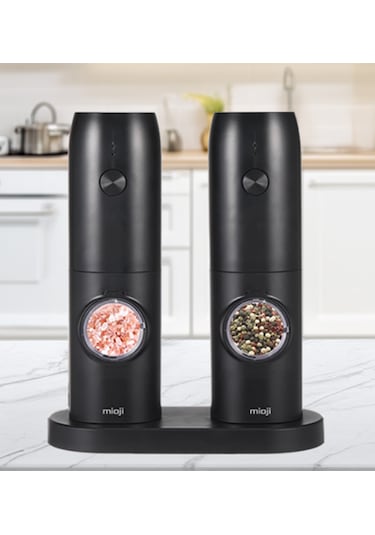 Mioji Mio SG2 Yeni Nesil 600 mAh Şarj Üniteli Işıklı Tuz Karabiber Değirmeni