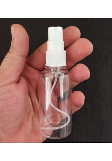 50Ml - 25 Adet - Plastik Boş Sprey Başlıklı Pet Şişe