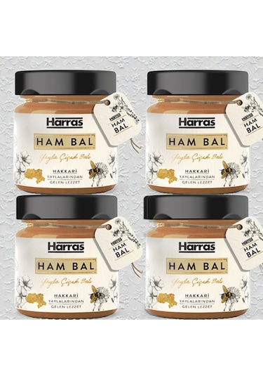 Hakkari Ham Yayla Çiçek Balı 300 Gr X 4 Adet