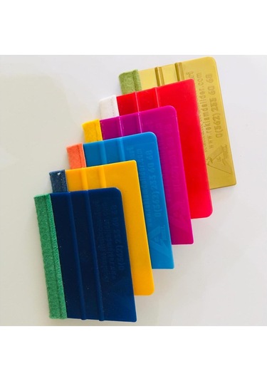 Esnek Çizmeyen Keçeli Ragle Folyo Cam Filmi Sticker Kaplama Aracı 50 Adet