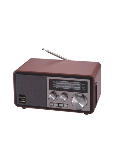 Leader LR-241 Radio,BT,USB,TF Retro Müzik Kutusu