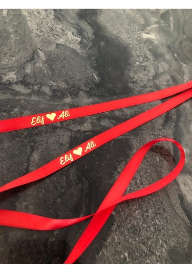 İsimli Söz Nişan Kurdelesi K-