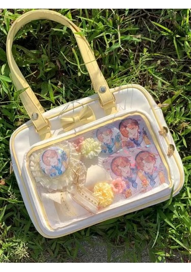 Ranray Şeffaf Pencereli Sırt Çantası Sarı Fiyonk 324585730 Gri