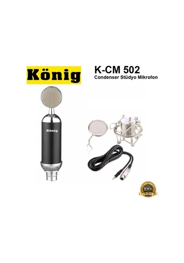 König K-Cm 502 Condenser Stüdyo Mikrofonu