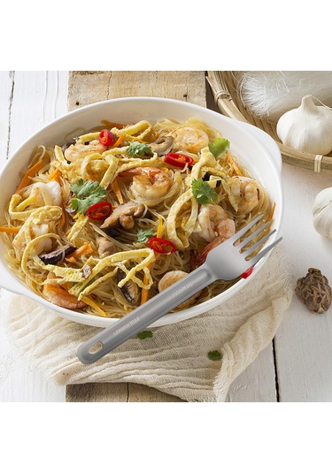 Youtek Kamp Ve Doğa Yemeği Çatalı - Titan Malzeme, 15.5cm Uzunluk, 12g Hafif Tasarım Çok Renkli