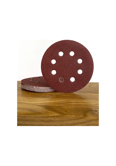 Vitatools Cırt Cırtlı Zımpara Diskleri, 125 Mm, P100, 10 Adet 102438914