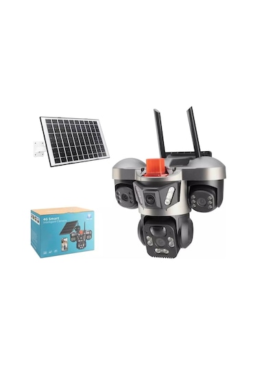 X5 Tech Yt-66g 3mp+3mp+3mp 4g Solar Kamera V380