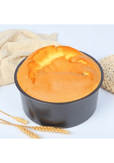 Ximistore9 "siyah 6 İnç Paslanmaz Çıkarılabilir Tabanlı Kek Kalıbı - Dayanıklı Alüminyum" Siyah