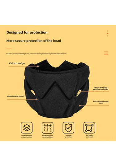 Springsun Spora Özel Eva Çarpma Korumalı Multisport Kask - Futbol, Basketbol, Voleybol İçin Dayanıklı Ve Konforlu Koruyucu Kafa Tüyü Siyah
