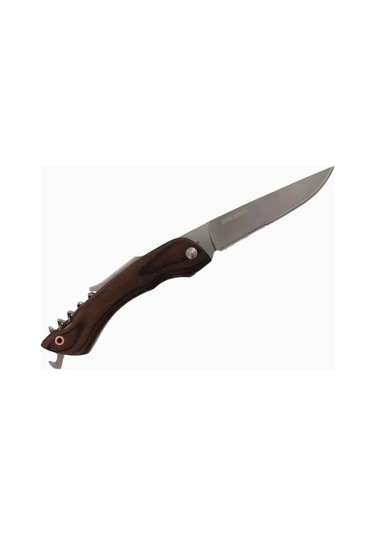 Barebones Provisions Corkscrew Çok Amaçlı Katlanır Kamp Bıçak Çok Amaçlı Kamp Çakı Kahverengi
