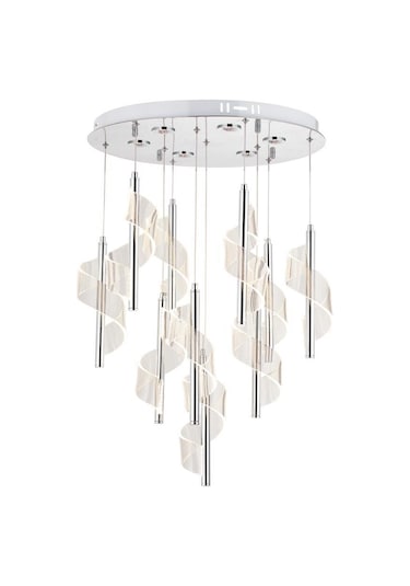 Eray Aydınlatma P7077-10 10Lu Krom Sarkıt Led Avize