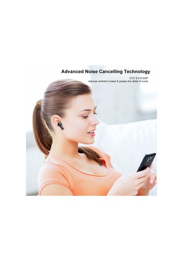 Leezsing R3 Modeli Beyaz Bluetooth 5.0 Kulaklıklar: Dokunmatik Kontrol, Led Sayım Gösterimi, Kablosuz İkili Kulaküstü Tasarım