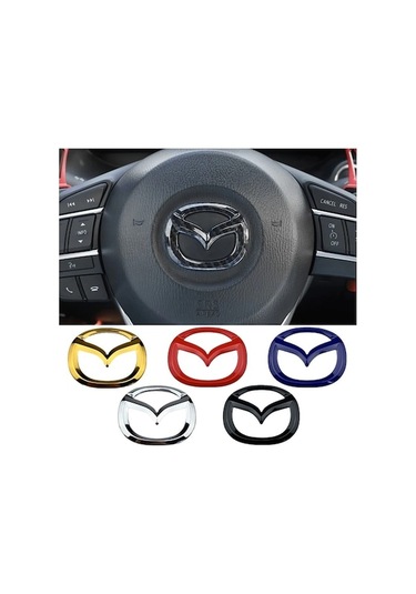 Joyjadehub Gümüş-1 Adet Abs Araba Direksiyon Merkezi Amblem