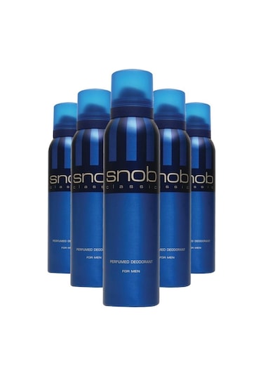 Snob Classic Erkek Sprey Deodorant 150 ML x 5