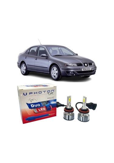 Seat Toledo Led Xenon Uzun Far Ampulü H1 Duo Yeni Seri Beyaz 1991-1999