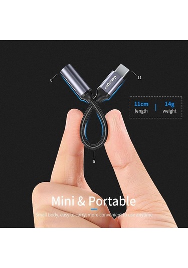Jms Essager Usb Tip-c - 3,5 Mm Jack Dişi Adaptör Kulaklık Xiaomi Samsung Huawei Uyumlu