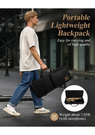 Eastar As-ıı Student Mi Bemol Alto Saksafon Gold Lacquer