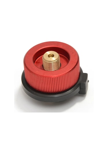 Açık Kamp Gaz Sobası Propan Dolum Adaptörü Tankı Adaptörü Gaz Silindiri Dolum Red Meksika Kırmızı