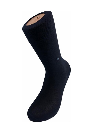 Yazlık Dikişsiz Pamuklu Erkek Çorabı-Lacivert