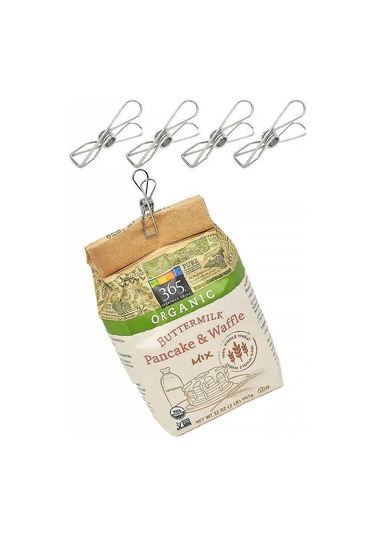 Leezsing Stainless Çelik 5.6cm Giyim Klembi Seti - 20 Adet, Doğal Kurutma, Hafif Ve Pratik, Gümüş Renk Gümüş