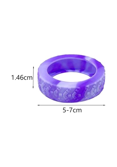 Homyl 8 Parça Silikon Bavul Jant Kapakları Aksesuarı Stil-c Stil C Çok Renkli