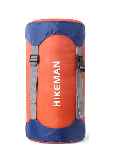 Açık Hava Uyku Tulumu Sıkıştırma Çantası Turuncu L Beden Turuncu