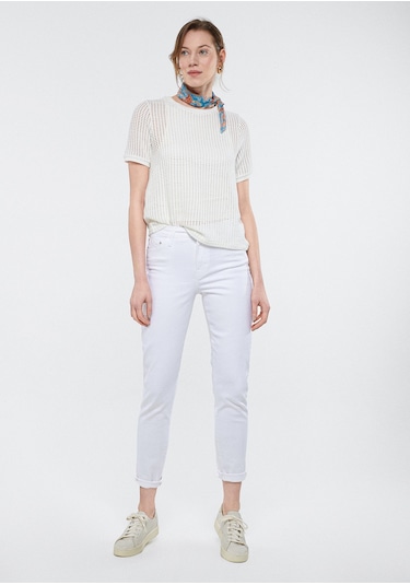 Mavi - Cindy  Beyaz Everyday 90S Jean Pantolon 100277-81362 Beyaz