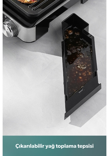 Homend Grilliant 1340H Döküm Plaka Tost ve Izgara Makinesi